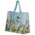 Botanical Gardens Blue Tit Design Reusable Shopping Bag