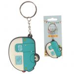 Caravan Home is Where you Park It Novelty PVC Keyring