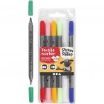 Shaun The Sheep Textile Marker - Set of 6 Colours