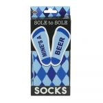 Sole To Sole Socks Mens - Mine's A Beer - Funtime