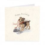 Birthday Card - Dad Scruffy Dog - A Day In The Life Artbeat