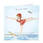 Birthday Card - Female Age is Just a Number - Angie Thomas