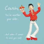 Birthday Card - Cousin - Male - Cool - One Lump Or Two 