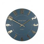 12" Mulberry Wall Clock Midnight Blue - Thomas Kent
