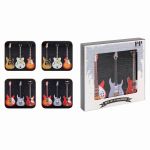 Electric Guitar Coasters Rock & Roll - Set of 4