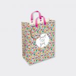 Floral Pink Gift Bag - Just For You Flowers - Medium 24cm x 20cm