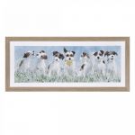 Jack The Lads - Jack Russell Dog - Wall Art Print Framed - Adelene Fletcher