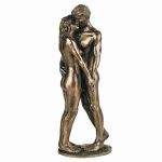The Kiss Nude - 16" Cold Cast Bronze Figure Ornament - Frith Sculpture Bryan Collins
