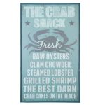 Wooden Quote Board Picture Sign - Crab Shack - Clayre & Eef