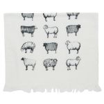 Sheep Guest Hand Towel - 40x60cm - Clayre & Eef