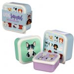 Catch Patch Set of 3 Lunch Boxes