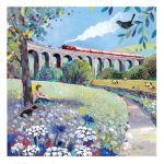 Note Card - 5 x Notelets - Time for a Rest Steam Train - Ling Design