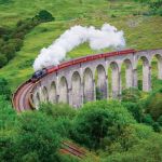 Greetings Card - Steam Train Glenfinnan Viaduct - Ling Design