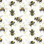 Bee Wrapping Paper 2 Sheets & 2 Tags - Arty Penguin
