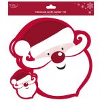 Christmas Santa Placemat & Coaster Set - 6 Person - Eurowrap