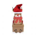 Christmas Reindeer Plush Stackable 3 Piece Gift Box - Eurowrap
