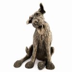 Clyde Dog Cold Cast Bronze Ornament - Frith Sculpture - Harriet Dunn