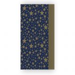 Christmas Gold Stars Navy Blue Tissue Paper - 8 sheets - Eurowrap