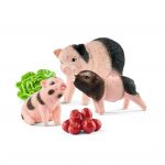 Miniature Pig Mother & Piglets Figure - Farm World - Schleich - 42422
