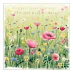 Birthday Card - Female - English Meadow Flowers - Bella Ling Design