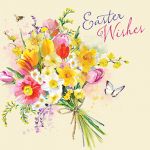 Easter Card - Pack of 5 - Bouquet - Wishes - Ling Design