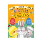 Easter Activity Book - 24 pages 100 Stickers Colouring Puzzles - Eurowrap