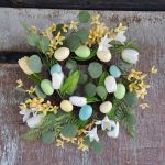 Easter Spring Wreath Eggs Decoration 45cm - Sincere