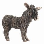 Donkey Standing Cast Bronze Ornament - Frith Sculpture Veronica Ballan