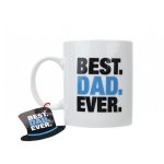 White Dad Mug - Best Dad Ever - Father's Day Birthday - PMS