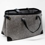 Hemingway Felt Grey Holdall Bag - Korbond