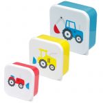Little Tractors Set of 3 Lunch Boxes - Puckator