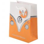 Volkswagen VW T1 Camper Bus Medium Gift Bag Orange - 23 x 17 x 9cm