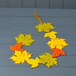 Autumn Maple Leaf Felt Garland - 75cm - Satchville