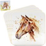 Horse Country Life Jennifer Rose Coasters - Set of 4