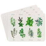 Herb Garden Sage Table Placemats - Set of 4