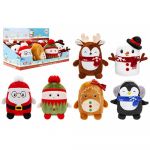 Christmas Cute Plush Soft Toy Characters 14cm - 6 Designs - PMS