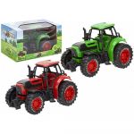 Farm Tractor Friction Toy 8" Boxed - 2 Colours - PMS