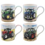 Tractor Motive Fine China Mug - Boxed - 4 Designs