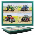 Tractor Modern Farm Laptray Cushion Bean - Lesser & Pavey