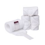 Lemieux Mini Toy Pony Accessories - White Dressage Fleece Bandages - Set of 4