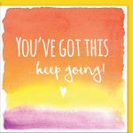 You've Got This.. Greetings Card - Bright - Arty Penguin