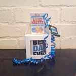 Dad Gift Set - Best Dad Ever Mug & Love Heart Candy Stick Sweets