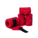 Lemieux Mini Toy Pony Accessories - Chilli Red Fleece Bandages - Set of 4