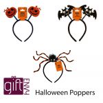 Halloween Poppers Headband - Spider Pumpkin Bat Party Kids - Eurowrap