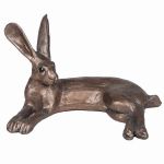 Hare Lying Honey Mini Cold Cast Bronze Ornament - Frith Sculpture Paul Jenkins S190