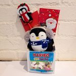 Christmas Kids Penguin Plush, Pen & Haribo Sweets Gift Set