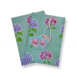 Hydrangea Flowers Floral Wrapping Paper Sheets & Tags - Arty Penguin