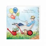 Birthday Card - Male Hardy Perennial Wheelbarrow - Angie Thomas Art Beat