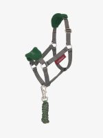 Lemieux Hobby Horse Accessories - Hunter Green Vogue Headcollar & Lead Rope