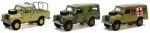 Land Rover Defender 3 Piece Set - Diecast Model 1:72 Scale - Cararama